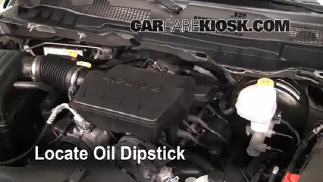 2011 Ram 1500 SLT 4.7L V8 FlexFuel Crew Cab Pickup Oil Check Oil Level